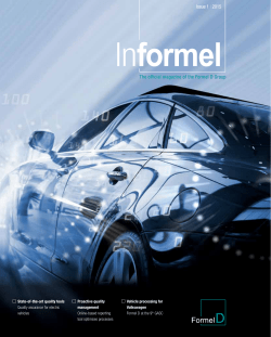 Informel, Ausgabe 1/2015