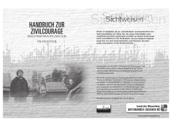Handbuch zur Zivilcourage