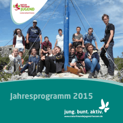 Jahresprogramm 2015 - Naturfreundejugend Hessen