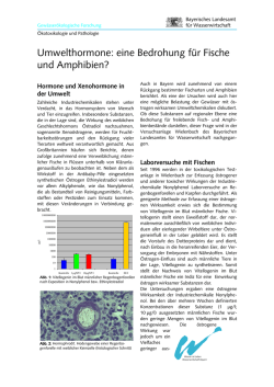 eine Bedrohung für Fische und Amphibien?