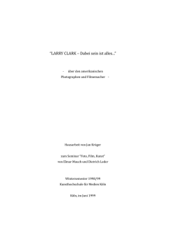LARRY CLARK - Jan Krüger