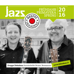 Jazz 2016 - Gruppe Dekadenz