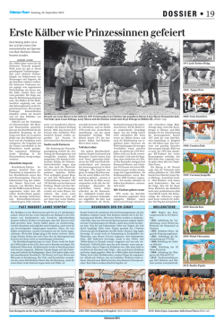 Dossier 2 - swisscow 2015