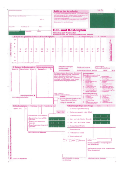 Heil-Kostenplan ab 01.01.2016