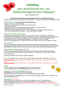 Heil- und Wildkr&auml;uter Zentrum f&uuml;r Pflanzenkundige aus