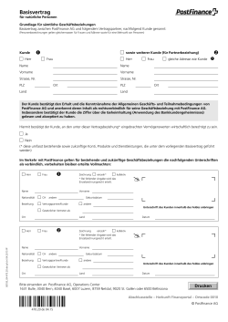 Basisvertrag f&uuml;r nat&uuml;rliche Personen