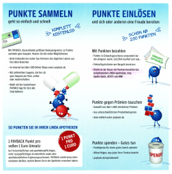 Lösen Sie Ihre Payback-Punkte bei uns ein!