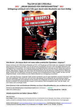 Drum-Grooves f&uuml;r Fortgeschrittene