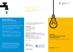 Fifty-Fifty Das Programm zum Energie