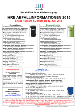 ihre abfallinformationen 2015