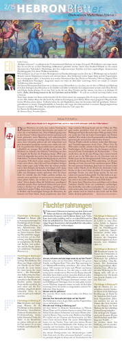 Hebronblätter, Ausgabe 2/2015 - Berichtsblatt des Diakonissen