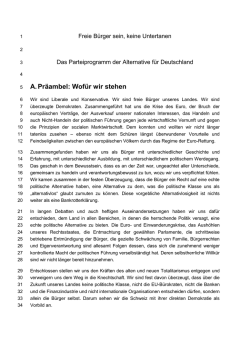 Grundsatzprogrammentwurf