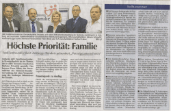 H&ouml;chste Priorit&auml;t: Familie, 11.10.11