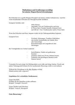 Informationsblatt Magen-Darm