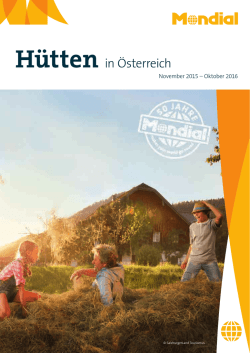 H&uuml;tten in &Ouml;sterreich