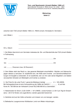 mietvertrag tus hütte.indd - beim TuS Lörrach