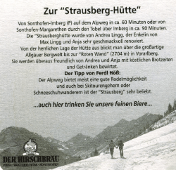 auf der Strausberghütte