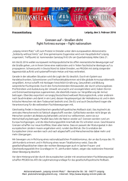 Grenzen auf &ndash; Stra&szlig;en dicht fight fortress europe &ndash; fight nationalism