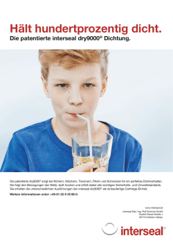 H&auml;lt hundertprozentig dicht.