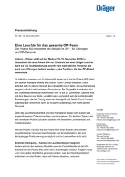 Eine Leuchte f&uuml;r das gesamte OP-Team