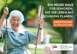 Hausbrosch&uuml;re des AWO-Seniorenzentrum Louise-Ebert-Haus