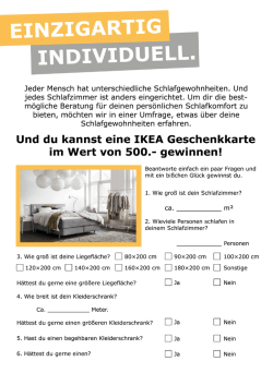 Jeder Mensch hat unterschiedliche Schlafgewohnheiten. Und