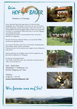 Hausprospekt zum