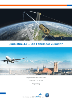 Industrie 4.0 &ndash; Die Fabrik der Zukunft
