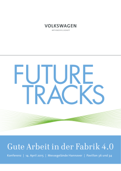 Gute Arbeit in der Fabrik 4.0