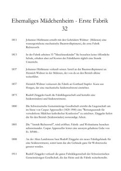 Ehemaliges M&auml;dchenheim - Erste Fabrik 32