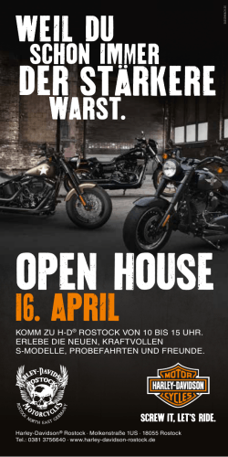 open house - bei Harley
