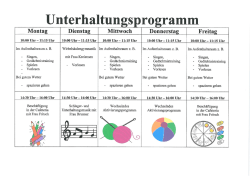 Unterhaltungsp - Seniorenresidenz Laurentius