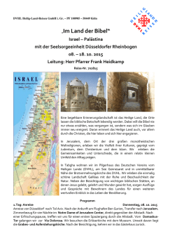 Im Land der Bibel
