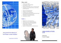 INFO - Anna Daniela Pickel