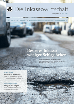 Die Inkassowirtschaft - Ausgabe 14 Juli 2015