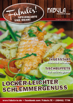 locker-leichter schlemmergenuss