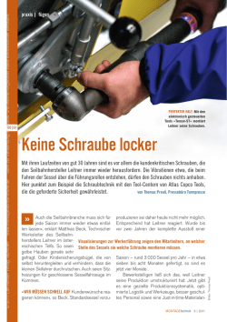 Keine Schraube locker