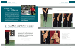 Die neue Philosophie Golf zu spielen