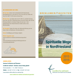 Spirituelle Wege in nordfriesland