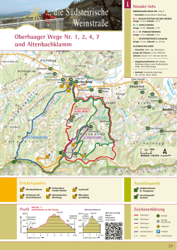 Oberhaager Wege Nr. 1, 2, 4, 7 und Altenbachklamm