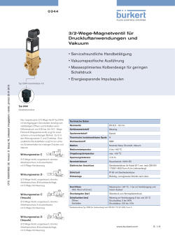 3/2-Wege-Magnetventil für Druckluftanwendungen und