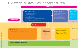 Die Wege zu den Gesundheitsberufen