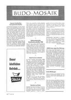Japaner beobachten - Chronik des deutschen Karateverbandes