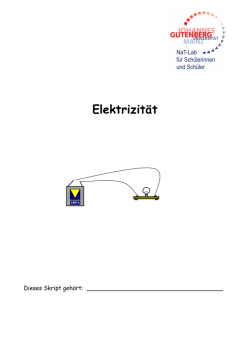 Elektrizität - im NaT-Lab für Schülerinnen und Schüler!