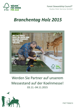 Branchentag Holz 2015