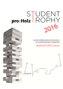 Student Trophy 2016 - proHolz Steiermark