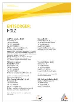 holz - Karlsruhe