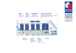Halle 5 Halle 3 Atrium Halle 7 Halle 9 Halle 7 Halle 1