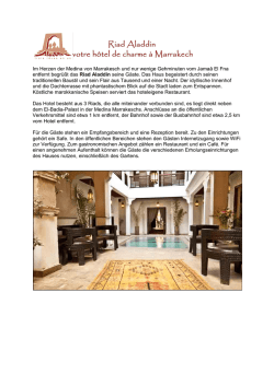 Im Herzen der Medina von Marrakesch und nur wenige Gehminuten