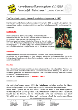 Musikverein Wolfenhausen - Narrenfreunde Remmingsheim